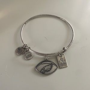 Eagles Super Bowl champion silver Alex and Ani bracelet